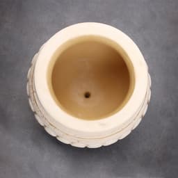 Вазон для цветов «Юлий», 10 л, 40×33×33 см, шамот, бежевый