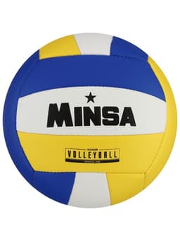 Волейбольный мяч MINSA, машинная сшивка, 18 панелей, размер 5, PVC