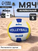 Волейбольный мяч MINSA SM 013, машинная сшивка, 18 панелей, размер 5, PVC