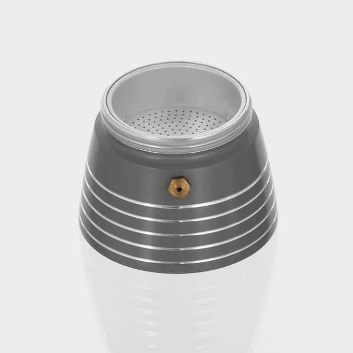 Кофеварка гейзерная Magistro Moka, на 3 чашки, 150 мл, алюминий, серая