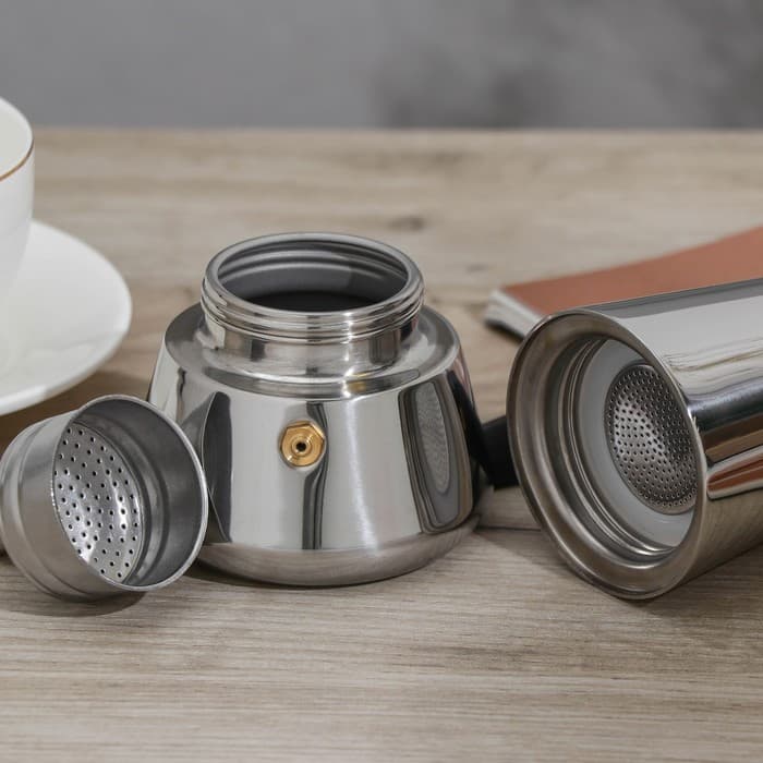 Кофеварка гейзерная Magistro Classic, на 2 чашки, 100 мл, индукция, нержавеющая сталь