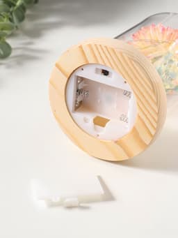 Фигурка световая колба RISALUX «Пион малый», LED-ночник, от батареек 3хLR1130, розово-бежевый, 10×10×20 см