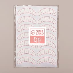 Патчи для изоляции нижних ресниц и макияжа, с разлиновкой, набор - 10 листов