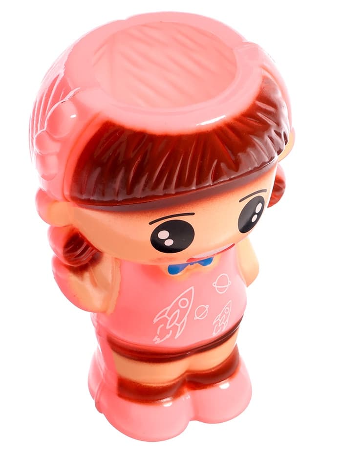 Набор для опытов «Весёлые прически, выращиваем травку», девочка