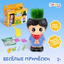 Набор для опытов «Весёлые прически: Мальчик», выращиваем травку