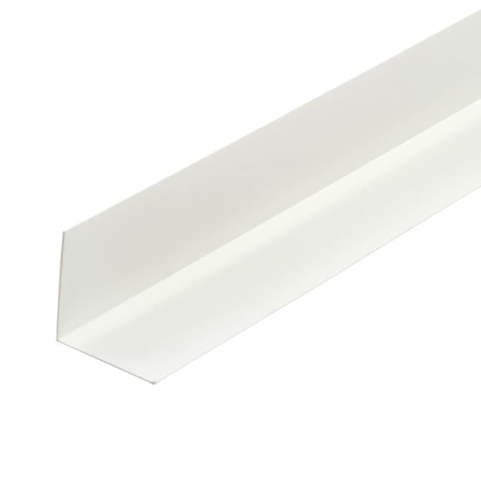 Угол «Идеал», 40×40×2700 мм, цвет 001 белый