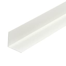 Угол «Идеал», 40×40×2700 мм, цвет 001 белый