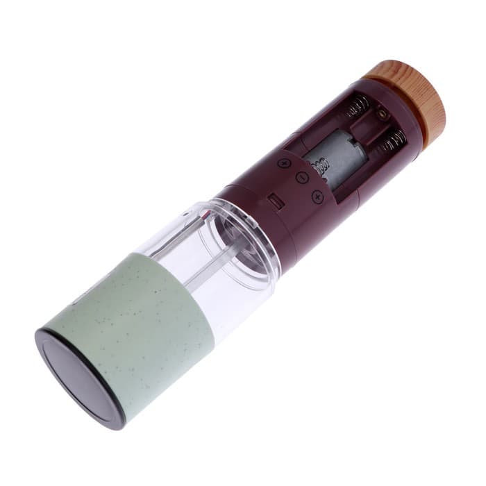 Мельница электрическая Luazon LET- 003, пластик, от батареек, зелёная