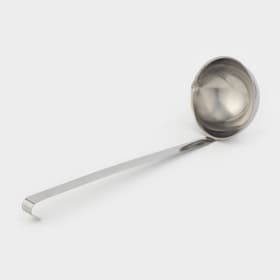 Половник кухонный - чумичка «Поварской», 500 мл, d=14 см, ручка 39 см, толщина 1.2 мм, цельнотянутая ручка