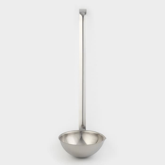 Половник кухонный - чумичка «Поварской», 500 мл, d=14 см, ручка 39 см, толщина 1.2 мм, цельнотянутая ручка