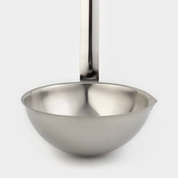 Половник кухонный - чумичка «Поварской», 500 мл, d=14 см, ручка 39 см, толщина 1.2 мм, цельнотянутая ручка