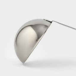 Половник кухонный - чумичка «Поварской», 500 мл, d=14 см, ручка 39 см, толщина 1.2 мм, цельнотянутая ручка