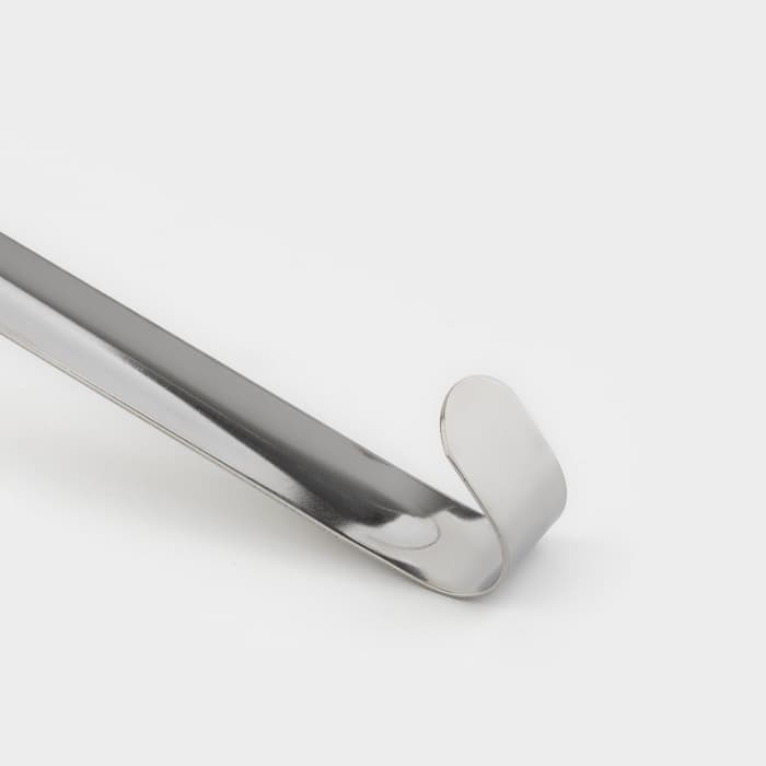 Половник кухонный - чумичка «Поварской», 500 мл, d=14 см, ручка 39 см, толщина 1.2 мм, цельнотянутая ручка