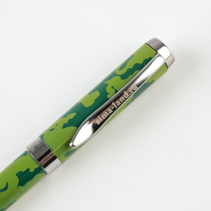 Ручка шариковая, подарочная в открытке, металл, синяя паста «Настоящему герою. 23 февраля»