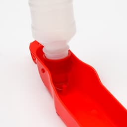 Поилка прогулочная, 250 мл, пластик, красная