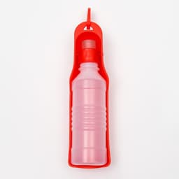 Поилка прогулочная, 250 мл, пластик, красная