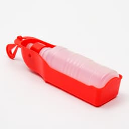 Поилка прогулочная, 250 мл, пластик, красная