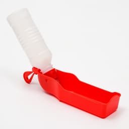 Поилка прогулочная, 250 мл, пластик, красная