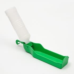 Поилка прогулочная, 500 мл, пластик, зеленая