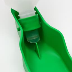 Поилка прогулочная, 500 мл, пластик, зеленая