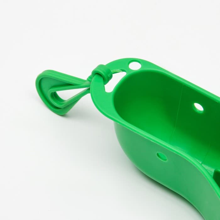 Поилка прогулочная, 500 мл, пластик, зеленая