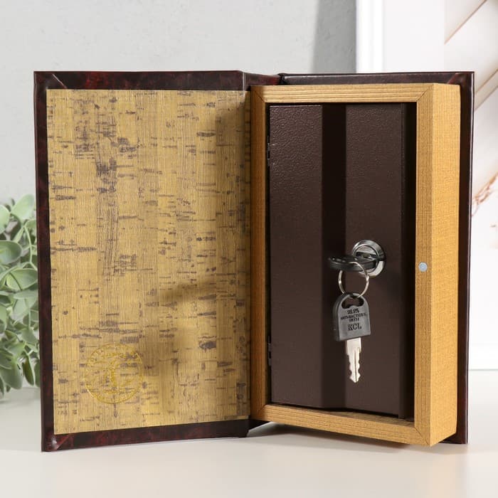 Шкатулка книга-сейф «Мой капитал», дерево, 21×13×5 см