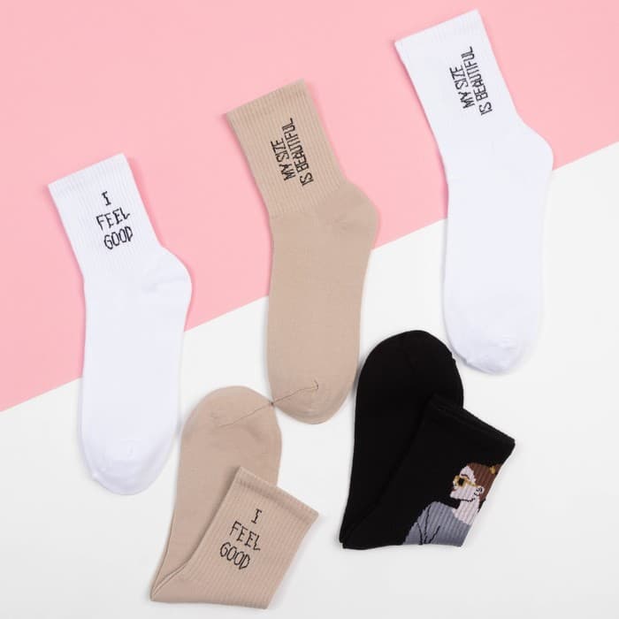 Носки женские KAFTAN My size, набор 5 пар, размер 36-39 (23-25 см)