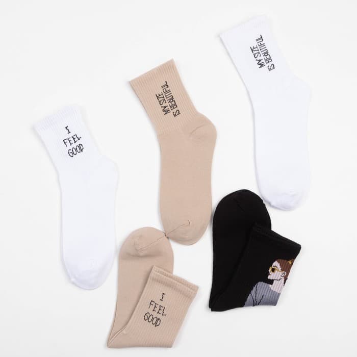 Носки женские KAFTAN My size, набор 5 пар, размер 36-39 (23-25 см)