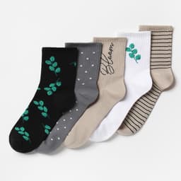 Носки женские KAFTAN Life, набор 5 пар, размер 36-39 (23-25 см)