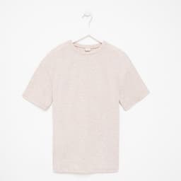 Футболка женская MINAKU OVERSIZE FIT, бежевый меланж, размер 48