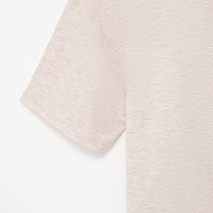 Футболка женская MINAKU OVERSIZE FIT, бежевый меланж, размер 48
