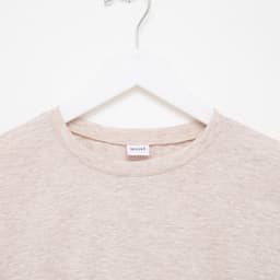 Футболка женская MINAKU OVERSIZE FIT, бежевый меланж, размер 50