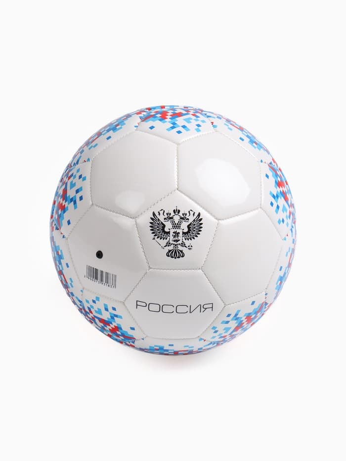 Футбольный мяч MINSA «РОССИЯ», машинная сшивка, 32 панели, р. 5, TPU