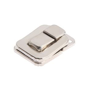Замок-защелка на ящик 27x40 мм, железный, цвет матовый никель