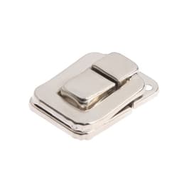 Замок-защелка на ящик 27x40 мм, железный, цвет матовый никель
