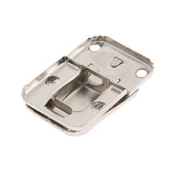 Замок-защелка на ящик 27x40 мм, железный, цвет матовый никель