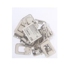 Замок-защелка на ящик 27x40 мм, железный, цвет матовый никель