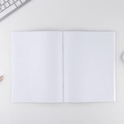 Тетрадь в клетку А4, 80 л., на скрепке, блок №1«Малахит»