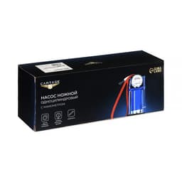 Насос ножной Cartage с манометром, 1 цилиндр