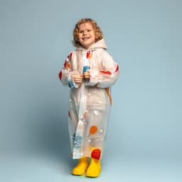 Дождевик детский «Космос»‎, 125-155 см