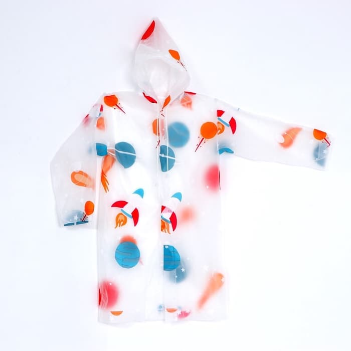 Дождевик детский «Космос»‎, 125-155 см