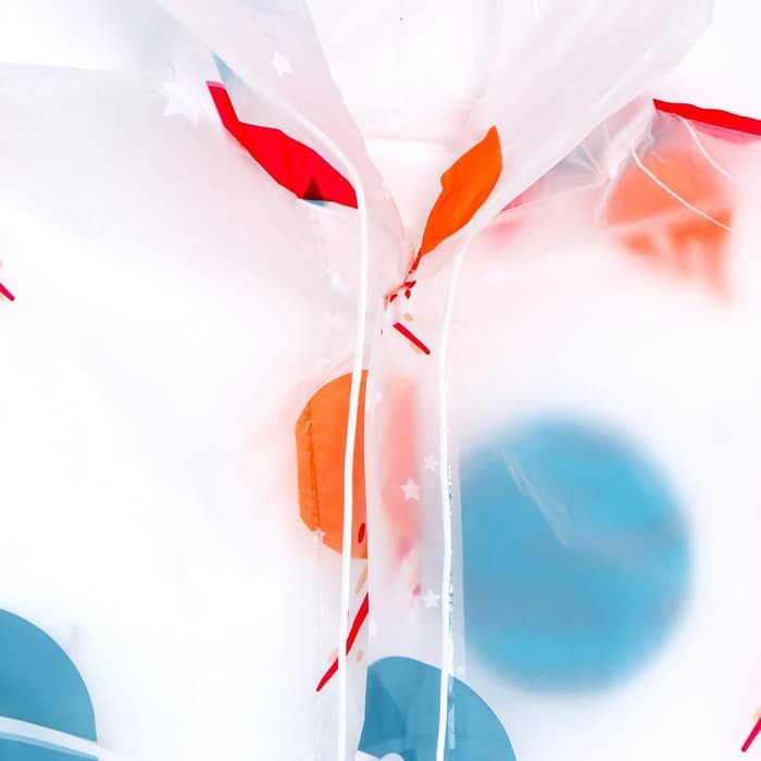 Дождевик детский «Космос»‎, 125-155 см