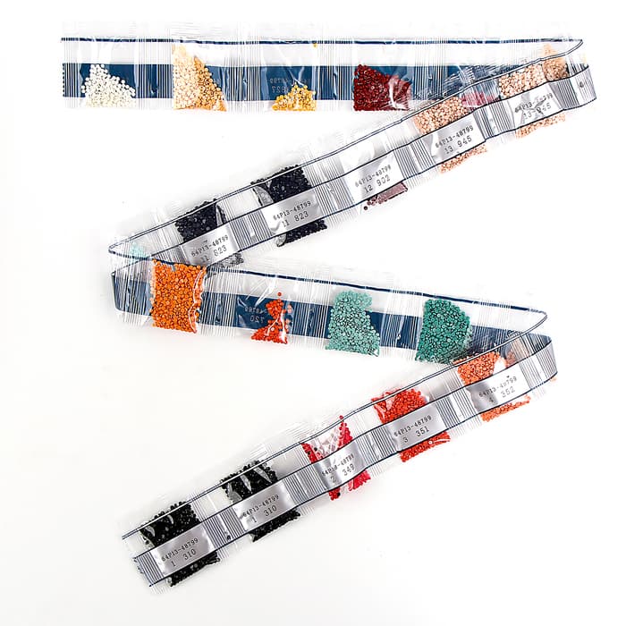 Алмазная мозаика с частичным заполнением «Девушка с драконом» без рамы 30×40 см