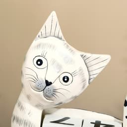 Вечный календарь «Кошечка», 15×22×6 см, дерево