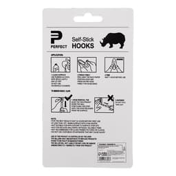 Крючок самоклеящийся, круглый, с системой бесследного удаления, хром, 3×8 см, 1 шт.