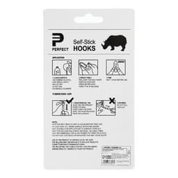 Крючок самоклеящийся, круглый, с системой бесследного удаления, 8.5×3.7 см, 1 шт.