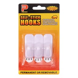 Крючки самоклеящиеся, круглые, с системой бесследного удаления, набор, 2.2×6 см, 3 шт.