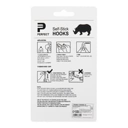 Крючки самоклеящиеся, круглые, с системой бесследного удаления, набор, 2.2×6 см, 3 шт.