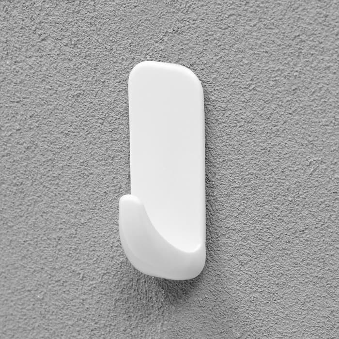 Крючки самоклеящиеся, круглые, с системой бесследного удаления, набор, 2.2×6 см, 3 шт.