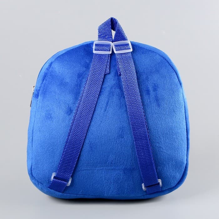 Рюкзак плюшевый детский для мальчика «Крутая тачка», 21×15 см